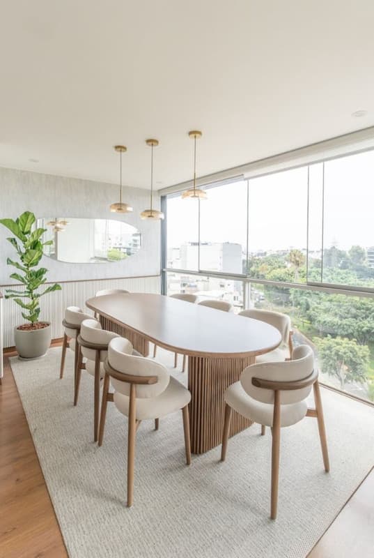 Rustic Oak Dining Table